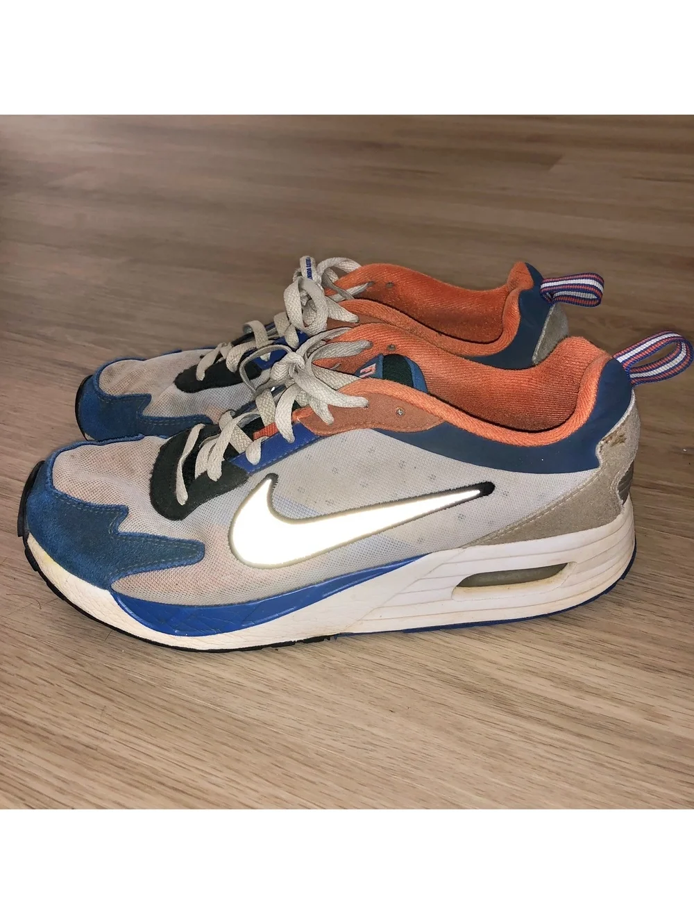 NIKE AIR MAX NCAA PACK SOLO FLORIDA GATORS SNEAKERS BLUE ORANGE MENS SIZE 8